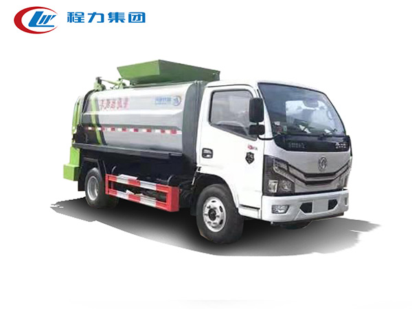 國六東風多利卡方罐餐廚垃圾車